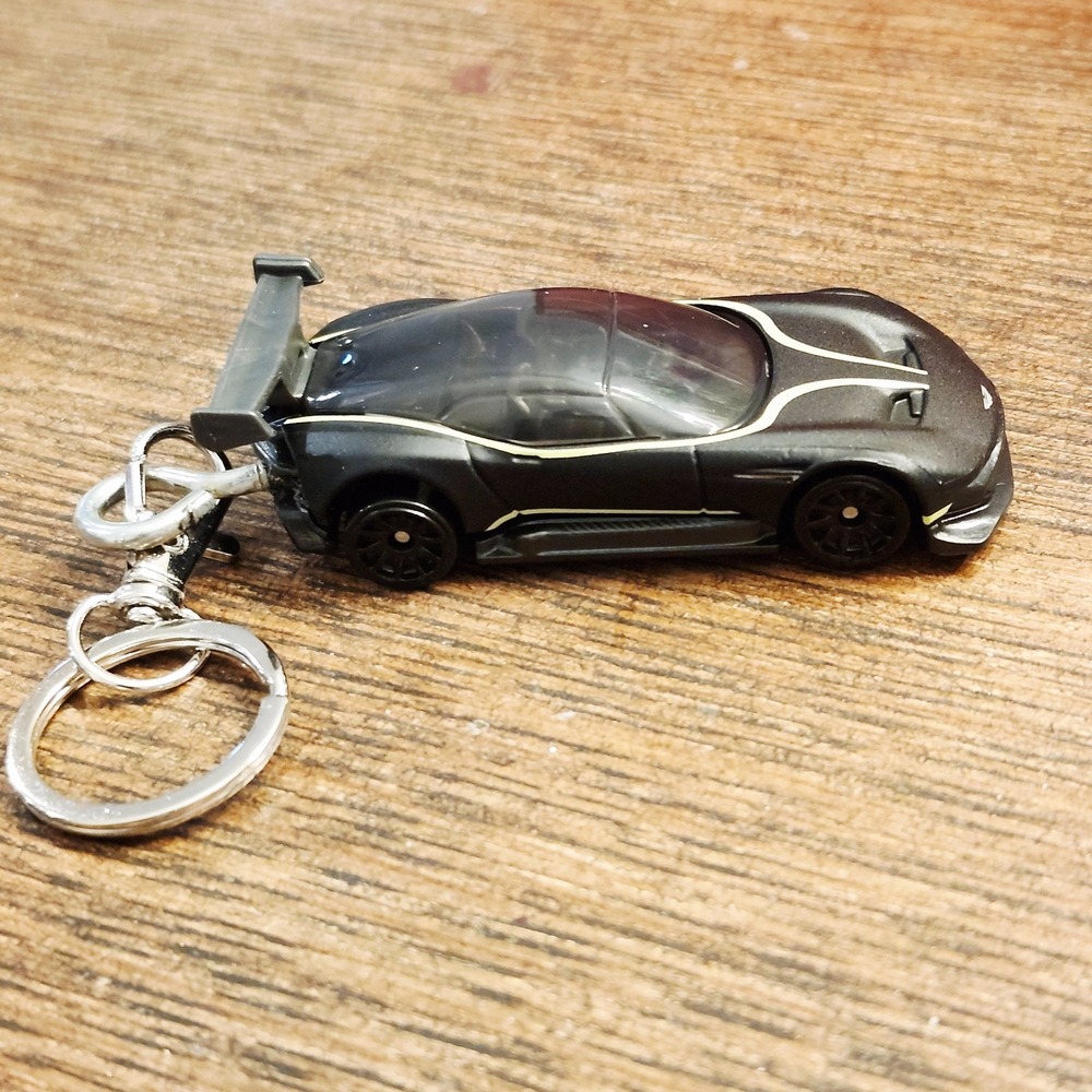 2025 Hot Wheels Aston Martin Vulcan Custom Keychain Key Ring